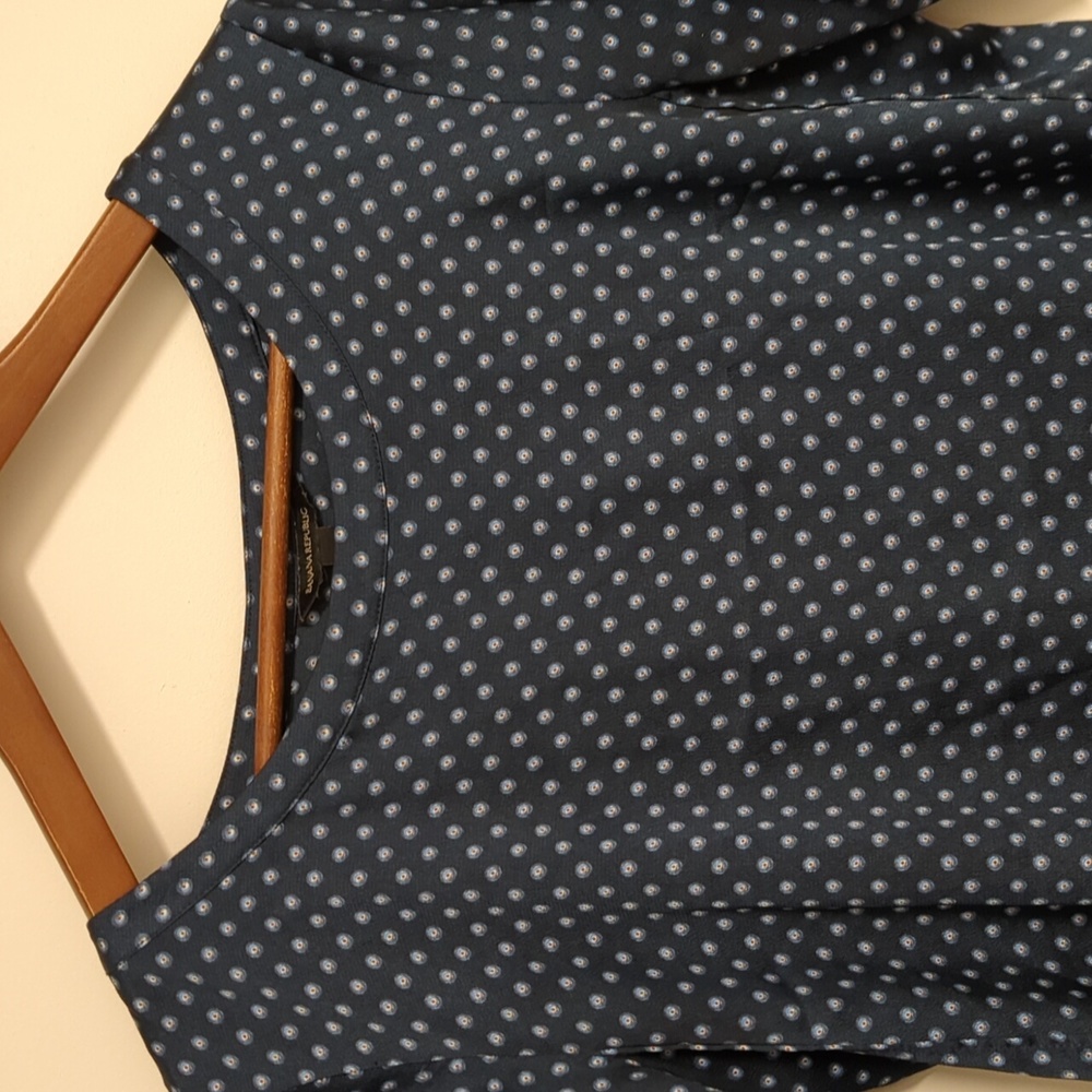 *DONATED* BR Tall Navy short-sleeved tunic blouse
